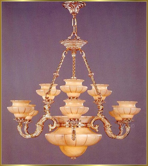 Alabaster Chandeliers Model: RL 1470-100